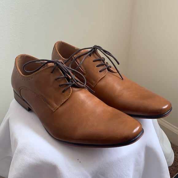 Kohls Apt. 9 Men’s Denver Oxford Dress Shoes (8.5) Cognac - Picture 2 of 8
